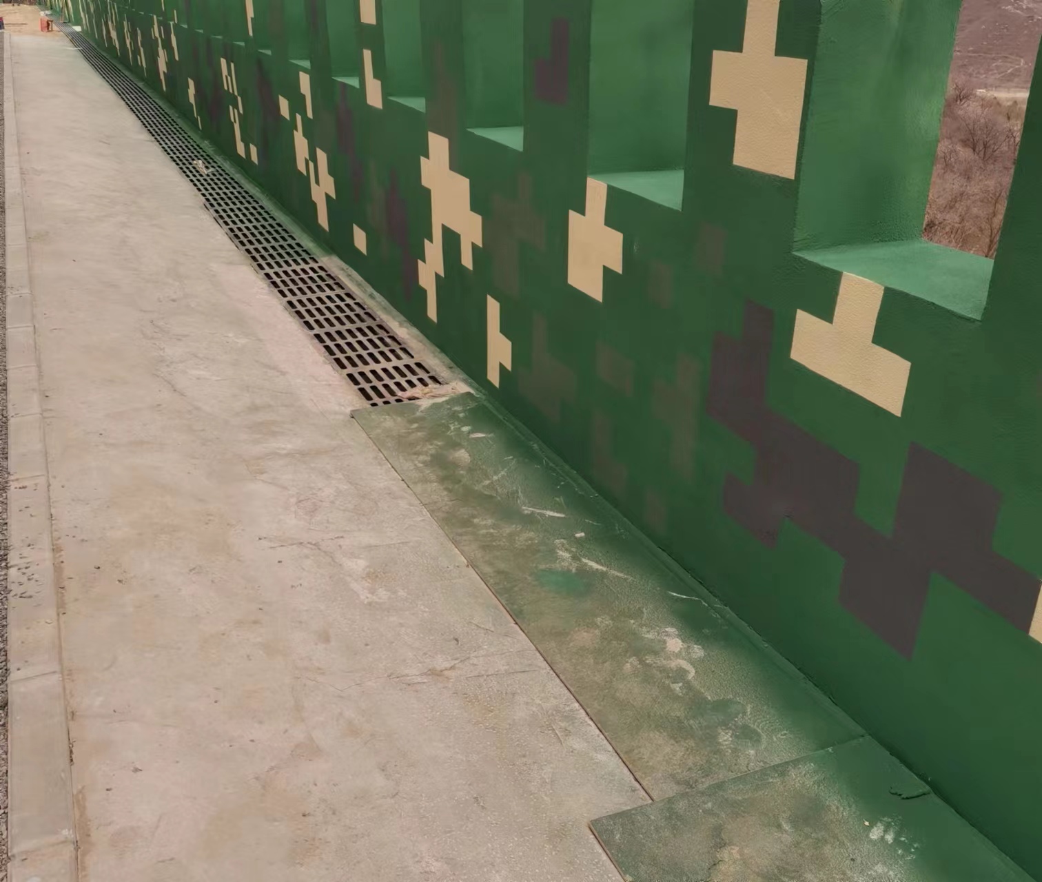 喀什围墙迷彩喷涂,数迷彩漆