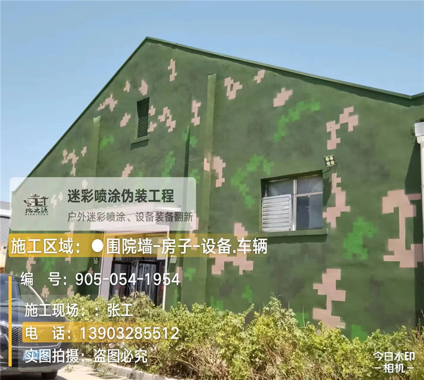 喀什外墙数码迷彩漆施工报价清单（100㎡标准墙面测算）